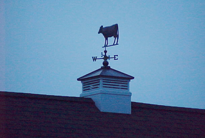 1999 Weather Vane on the New Ice Cream stand