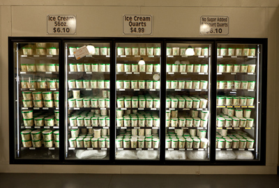 Ice Cream Freezers in the New Store